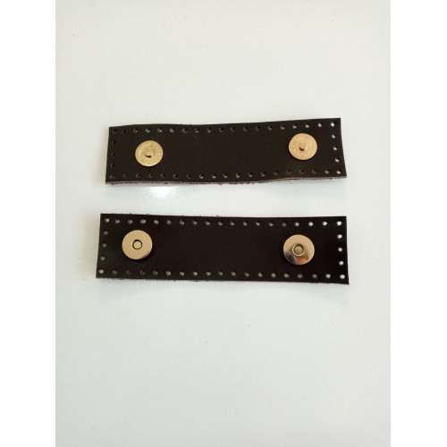 Gerçek Derili 4x15 cm İkili İç Mıknatıs
