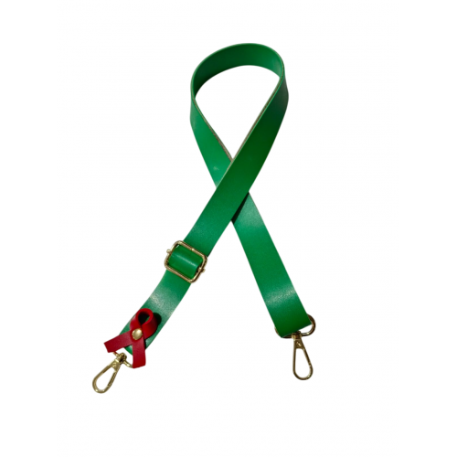 Suni Deri Fiyonklu 130x2.3 cm Ayarlı Sap