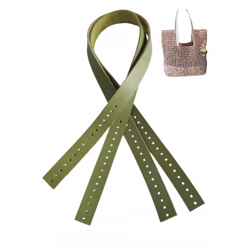 Gerçek Deri Nez Sap 63x2 cm Fıstık Yeşil Gerçek Deri Nez Sap 63x2 cm Fıstık Yeşil