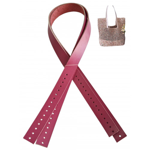 Gerçek Deri Nez Sap 63x2 cm Fuşya Renk Gerçek Deri Nez Sap 63x2 cm Fuşya Renk