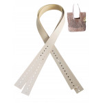 Gerçek Deri Nez Sap 63x2 cm Krem Renk Gerçek Deri Nez Sap 63x2 cm Krem Renk
