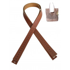 Gerçek Deri Nez Sap 63x2 cm Taba Renk