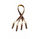 Gerçek Deri 67x1.4 cm İnce Misu Model Çift Sap