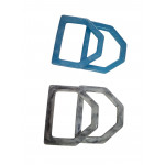 Akrilik Çift Sap 11x12 cm Seçenekli