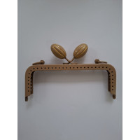 Dikdörtgen 15 cm Badem Metal Klips Bej Renk Dikdörtgen 15 cm Badem Metal Klips Bej Renk