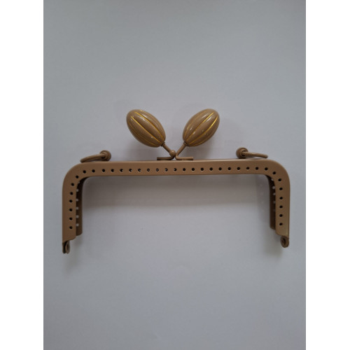 Dikdörtgen 15 cm Badem Metal Klips Bej Renk Dikdörtgen 15 cm Badem Metal Klips Bej Renk