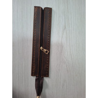 Gerçek Derili  Fermuar 28 cm Crayz Renk