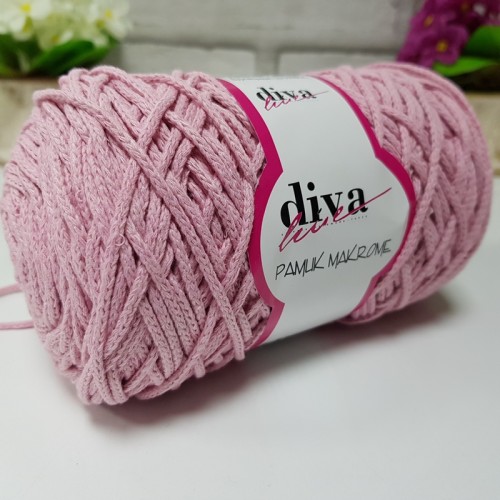 Diva Cotton Makrome Toz Pembe No:2130