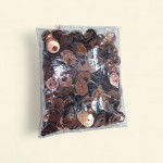 Kahverengi Pul 10 mm 40 Gram