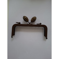 Dikdörtgen 15 cm Badem Metal Klips Kahve Renk Dikdörtgen 15 cm Badem Metal Klips Kahve Renk