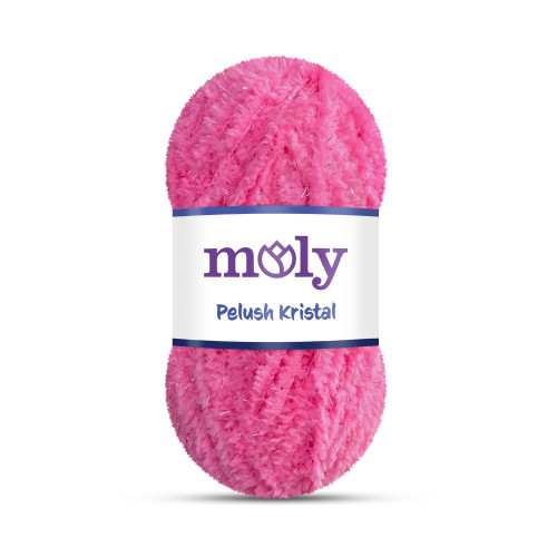 Moly Peluş Kristal Neon Pembe No:69