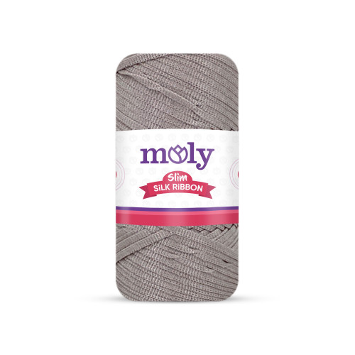 Moly Slim Silk Ribbon vizon No:40