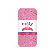 Moly Slim Silk Ribbon Gül No:90