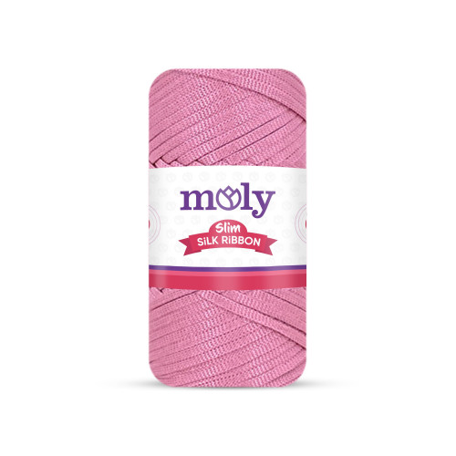 Moly Slim Silk Ribbon Gül No:90