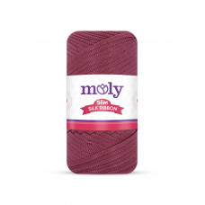 Moly Slim Silk Ribbon Bordo No:115