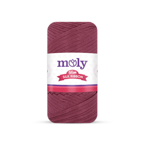 Moly Slim Silk Ribbon Bordo No:115