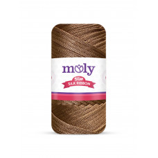 Moly Slim Silk Ribbon kahve No200