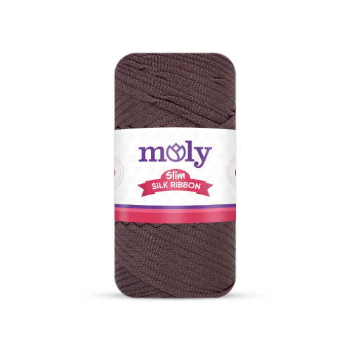 Moly Slim Silk Ribbon Acı Kahve No:210