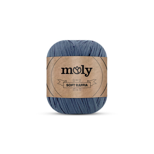 Moly Soft Rafya Koyu Gri No:03