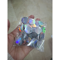 Gümüş Gökkuşağı Renk Pul 20mm 40 Gram Gümüş Gökkuşağı Renk Pul 20mm 40 Gram