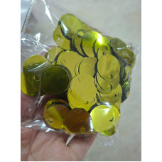 Kına Yeşili Renk Pul 20mm 40 Gram