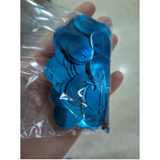 Saks Mavi Renk Pul 20mm 40 Gram