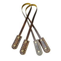 Gerçek Deri Rustik Çift Sap