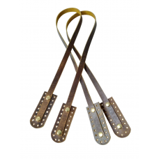 Gerçek Deri Rustik Çift Sap