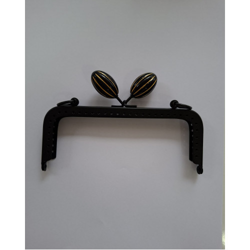 Dikdörtgen 15 cm Badem Metal Klips Siyah Renk Dikdörtgen 15 cm Badem Metal Klips Siyah Renk