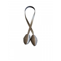 Suni Deri İkili Kozalak Model Püskül