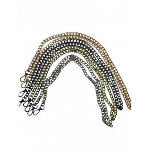 100 cm Yassı Zincir Gümüş