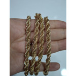 120 cm Burgu Zincir Gold